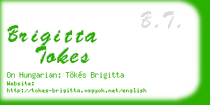 brigitta tokes business card
